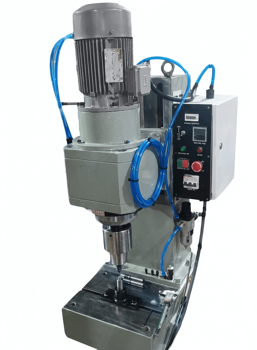 Pneumatic Orbital Spin Riveting Machine