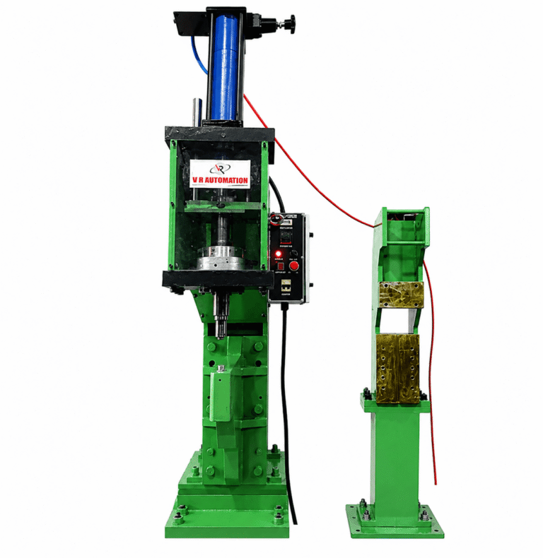 Clinching Press Machine manufactured by VR Automation, Pune