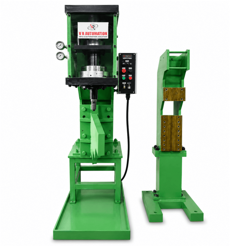Sheet Metal Clinching Machine manufactured by VR Automation, Pune