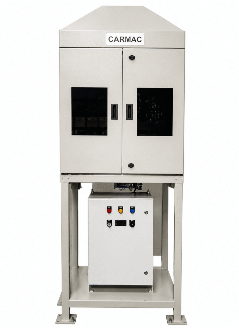 Rotary Welding SPM Machine manufactured by VR Automation, Pune