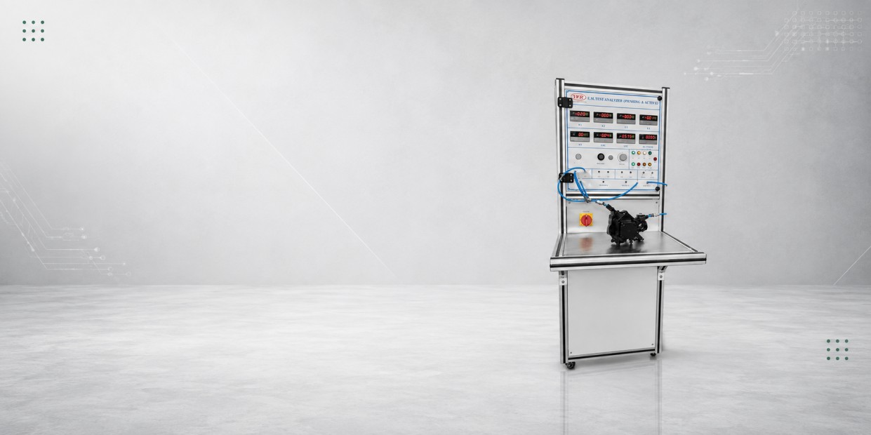 Automatic air leak testing machine manufactured by VR Automation, Pune, India