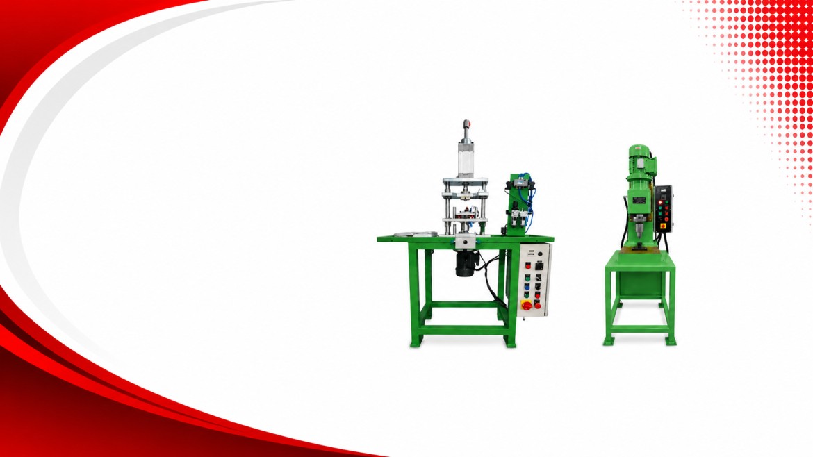Industrial riveting machine manufactured by VR Automation, Bhosari, Pune